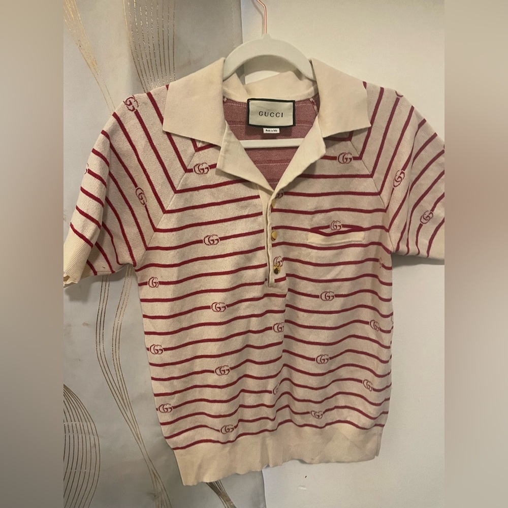 Gucci collard sweater